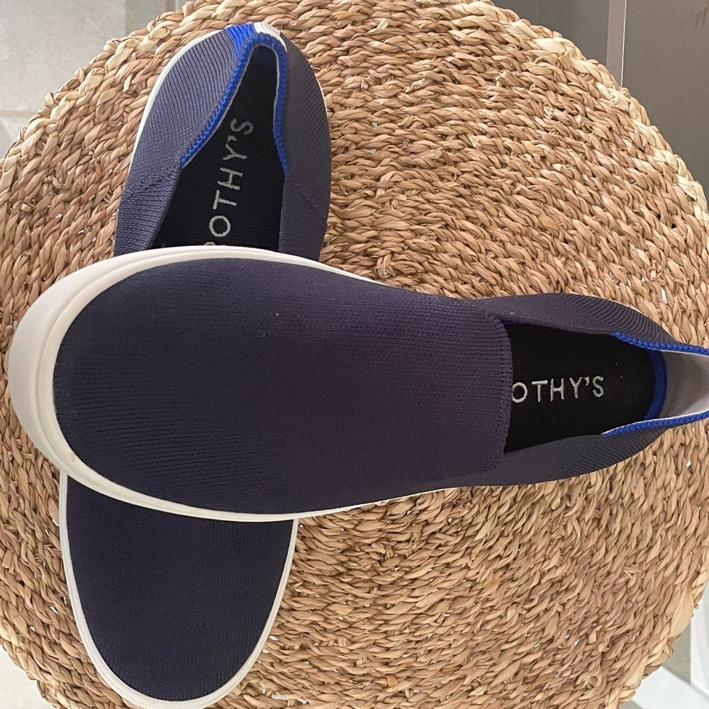 Rothy's Navy Blue Slip-On Sneakers